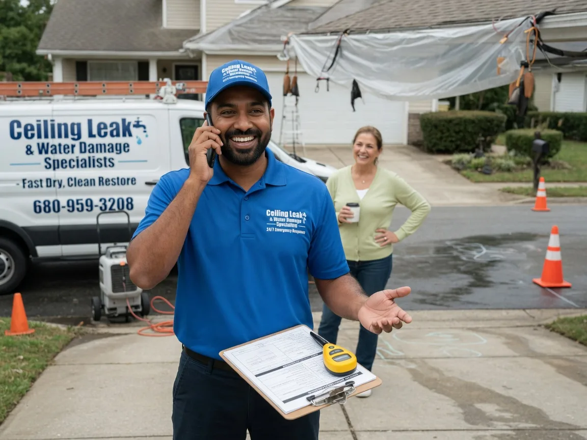 Ceiling Leak Cleanup Hudson, OH FAQs